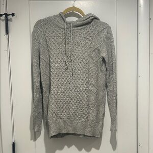 American Eagle Outfitters Heather Gray Knit Sweater